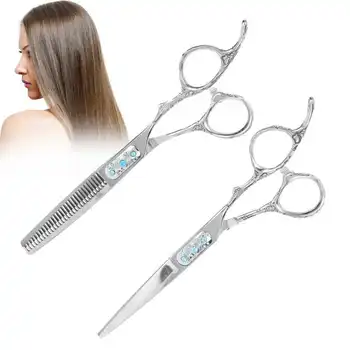 

Professional Accessories Hairdresser Professional Hairdressing Scissors Salon Hair Trimming Cutting Scissors Set with Storage