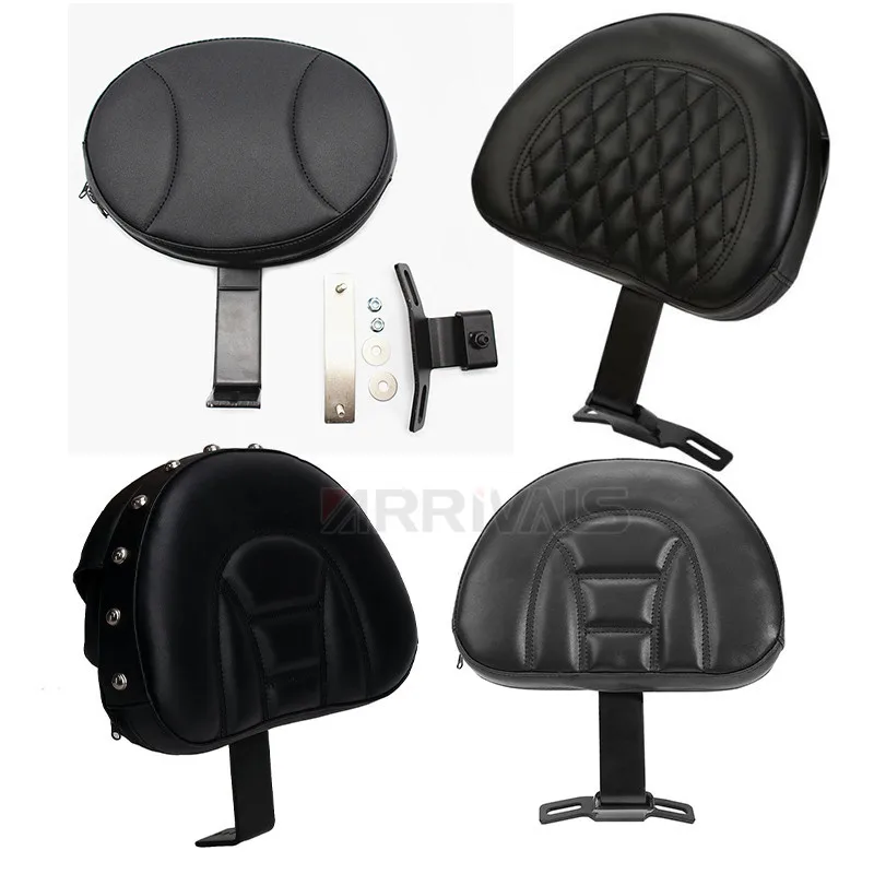 

Adjustable Plug-In Driver Rider Backrest Kit For Harley Fatboy Heritage Softail 2007-2017 Motorcycle Backrest
