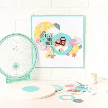 

We R Circle Spin Trim Round Precision Paper Cutter Tools DIY Scrapbook Paper Craft Circle Punch