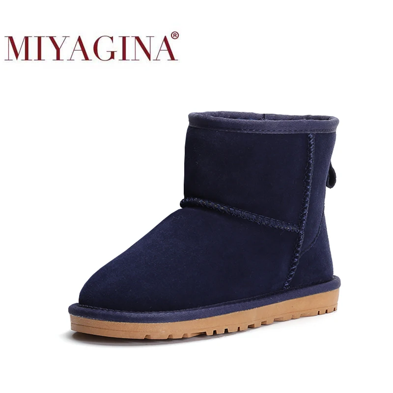 

100% Genuine Leather Children Boots Warm Winter Kids Boots Ankle Snow Boots for Boys Girls Winter Children Shoes Boys Shoes