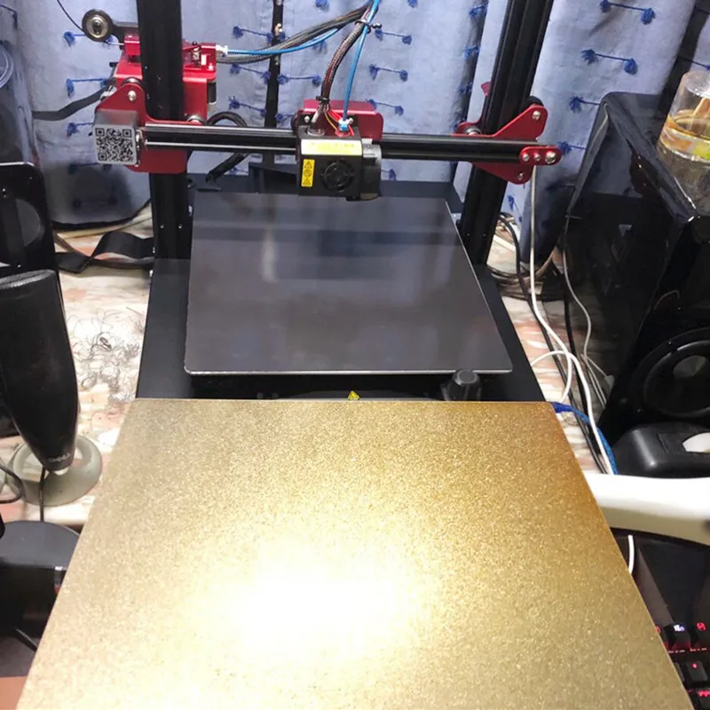 Energética-placa e Base de Aço Magnético Pei Dupla Face Cama Quente para Impressora 3d Texturizada ou Lisa Tamanho Personalizado 200x200 mm - Imagem 3
