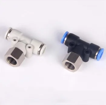 

PBF6-02 tube size 6mm,Thread 1/4 NPT thread pneumatic push to connect fitting