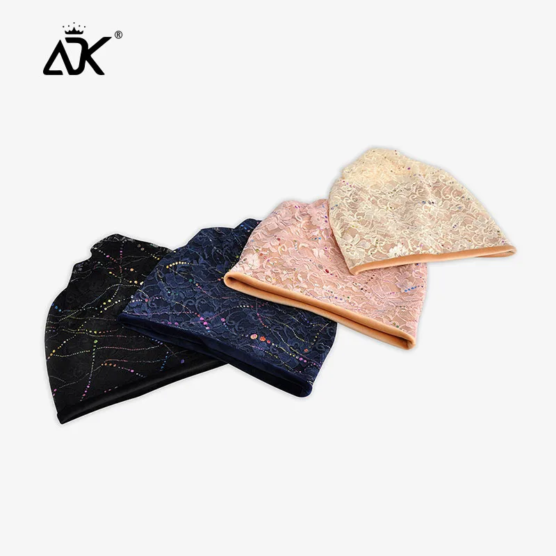 Вышивка шапочки шейный платок Женская шапка с цветком шарф Gorros элегантный зимний Теплый чепчик Повседневная Thcker эластичная шапочка для женщин