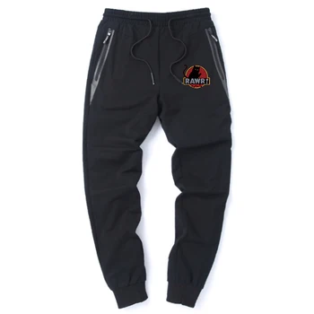 

Monster Rawr Cat Printing Men Trousers 2020 Harajuku Autumn Retro Pants Spring Casual Sweatpants Streetwear Fashion Sports Pants