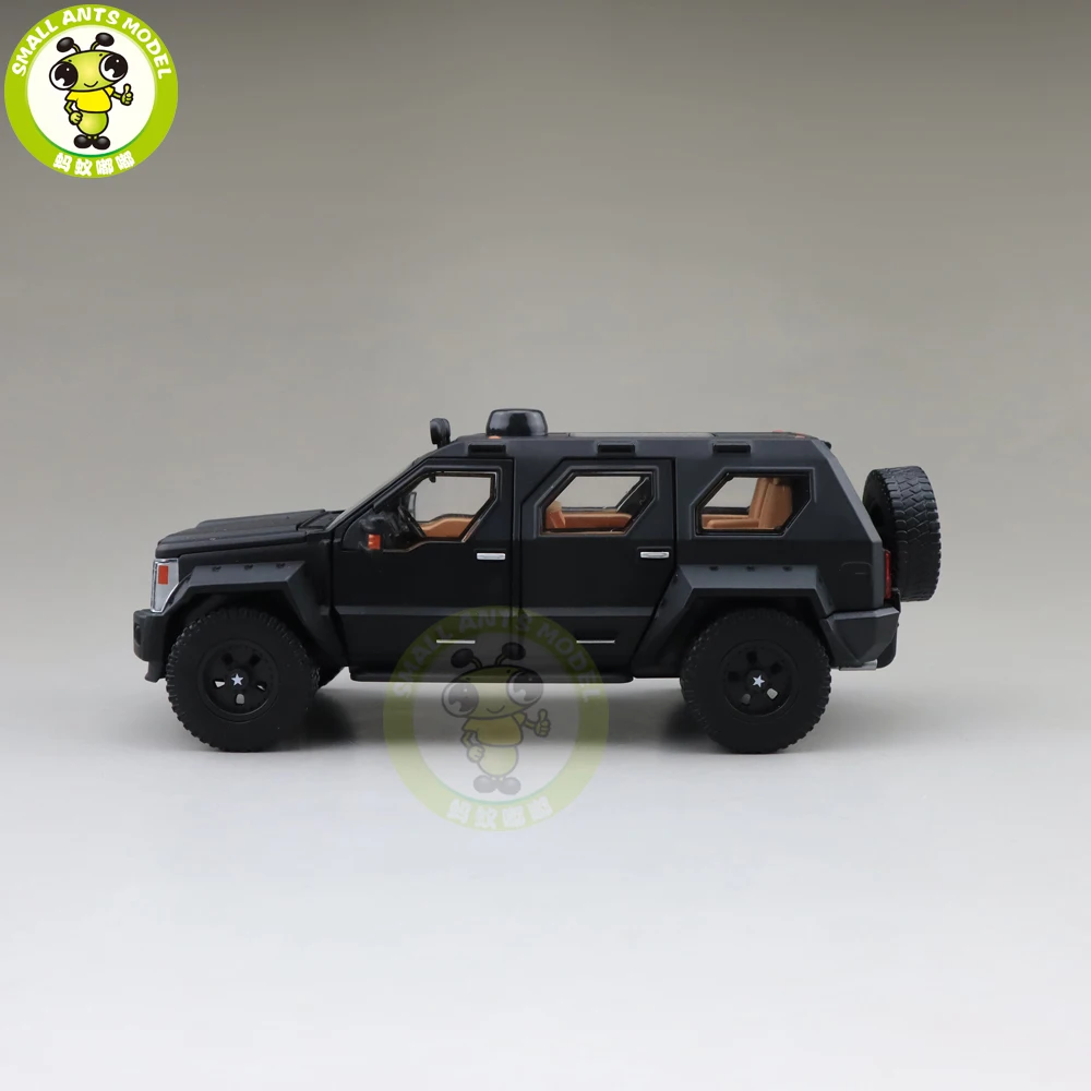 1/32 г. PATTON SUV Грузовик литая модель автомобиля игрушка джип для детей Детское звуковое освещение Вытяните назад Подарки - Цвет: Black(no box)