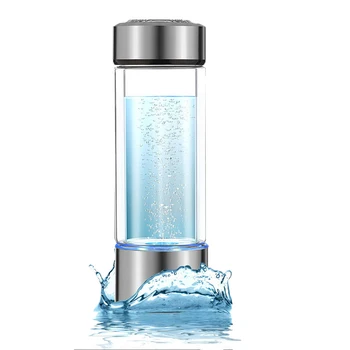 

500ML Portable Hydrogen Generator Water Filter Ionizer Pure H2 Rich Hydrogen alkaline Bottle Electrolysis Drink Hydrogen