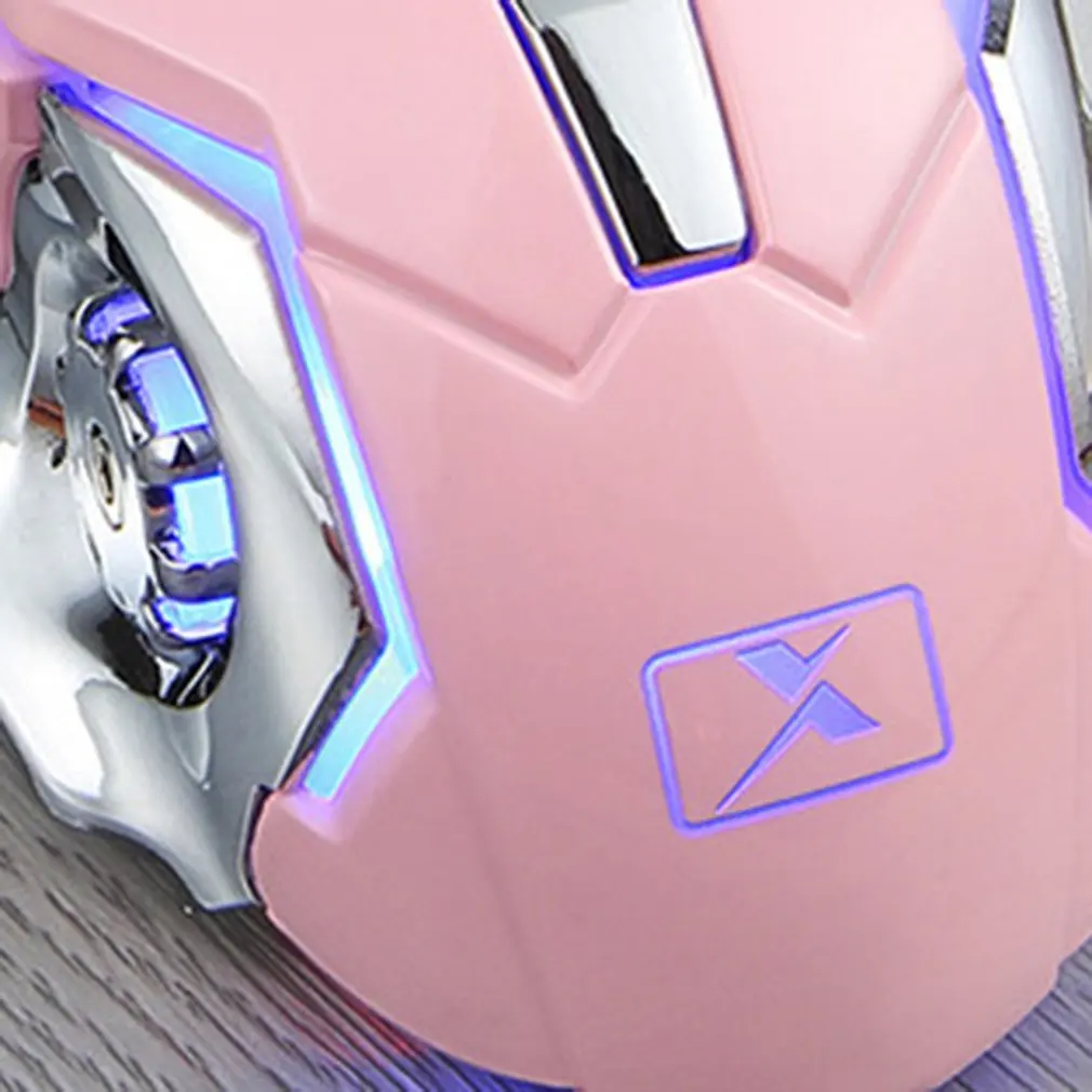 Wired Mouse Mechanical Gaming Mouse Desktop Computer Mouse Girl Game Usb Mouse Optical Mouse Cool Lighting Effect