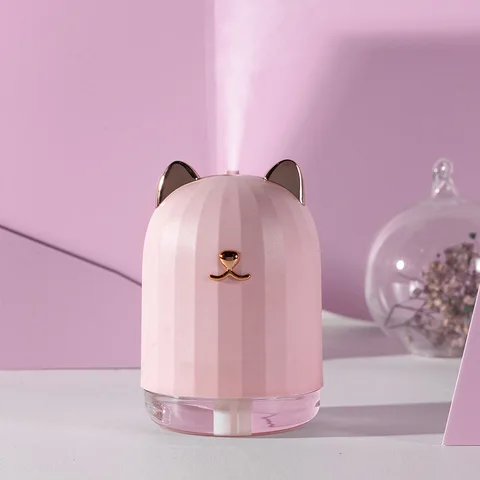 280ml Ultrasonic Air Humidifier Aroma Essential Oil Diffuser USB Fogger Mist Maker Humidificador With LED Night Lamp