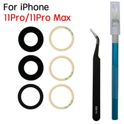 Premium Rear Camera Glass Lens Replacement with Adhesive and Removal Tools (11 Pro Max)