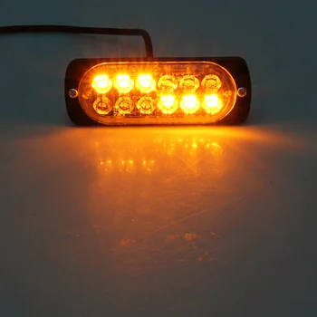 

Car 12LED Warning Safety Signal Indicator Lamp Lights 12V-24V 36W Replacement
