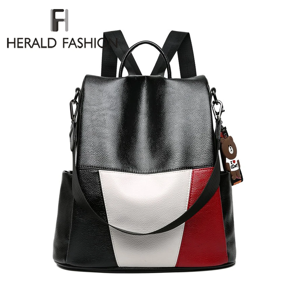 Herald Fashion женские защита от кражи Рюкзаки Большой Ёмкость школьные сумки для