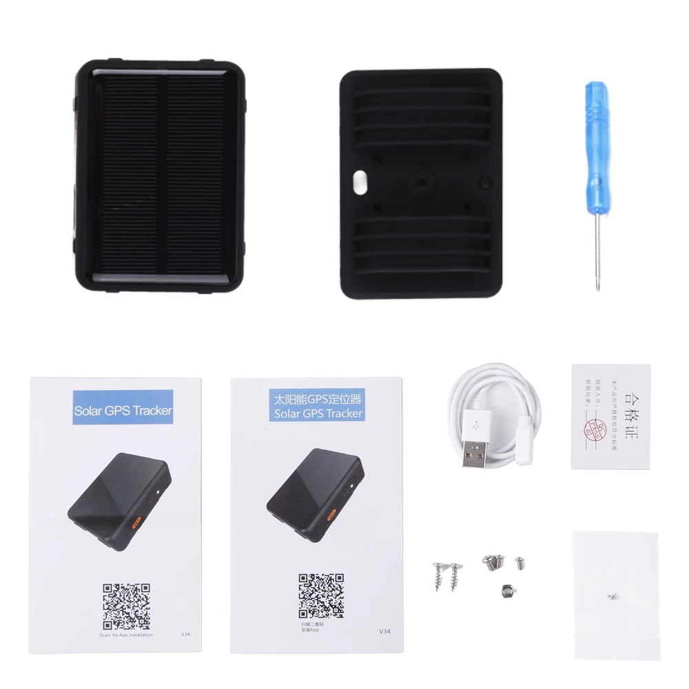no box and plastic RF-V44 сельскохозяйственная версия 4 г водонепроницаемый gps трекер в реальном времени для коровы gps отслеживающее устройство с точностью температуры солнечная энергия - Цвет: no box and plastic