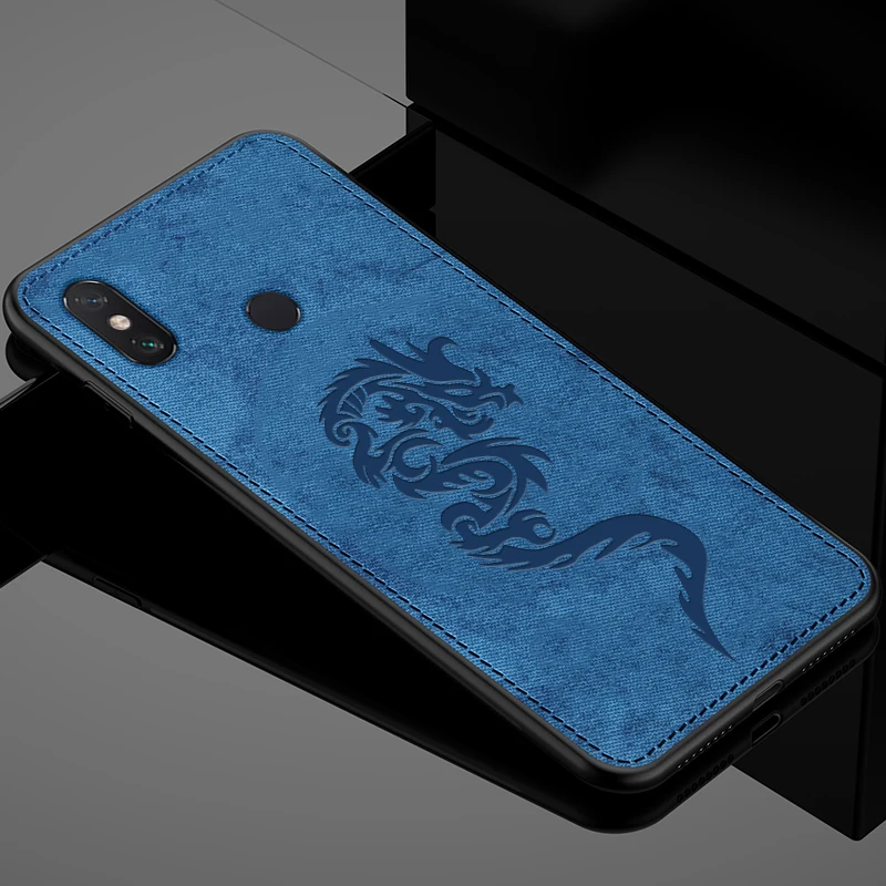 For Xiaomi Mi Max 3 Case Mix 2 Shockproof Back Cover Cloth TPU Full Housing Capas |