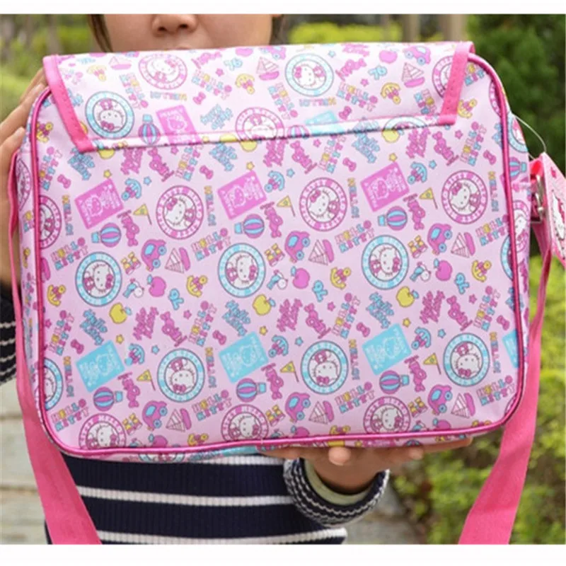 Hello Kitty Новогодняя сумка на плечо розовая детская сумочка с мультяшным персонажем