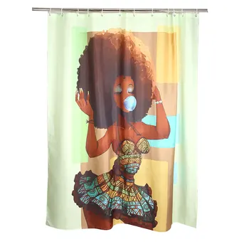 

180x165CM Shower Curtain 3D Digital Printing Waterproof Moistureproof Polyester