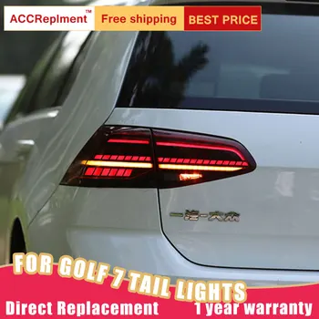 

New LED Taillights Assembly For VW Golf 7 2014-2019 LED Rear Lamp Brake Reverse Light Rear Back Up Lamp DRL Car Tail lights