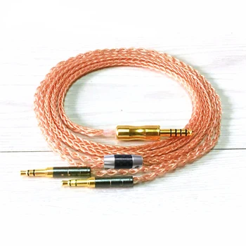 

Free shipping Audiocrast 8 Cores 7N OCC Single Copper Headphone Upgrade Cable for Meze 99 Classics/t1 t5p/D600 D7100