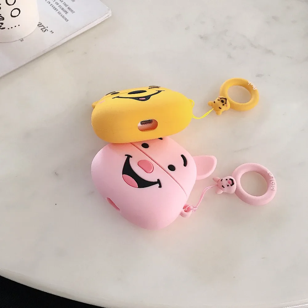 Чехол для наушников с Bluetooth для Airpods Pro, Милые силиконовые аксессуары, защитный чехол для Air Pod 3, мультяшный Микки и Минни, Bulbasaur