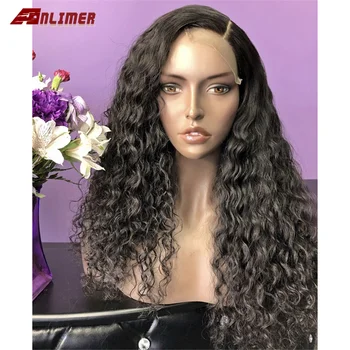 

Anlimer 150 Density Curly Human Hair Wig 13x4 Pre Plucked Lace Wig Peruvian Remy Hair Natural Curly Lace Front Human Hair Wigs