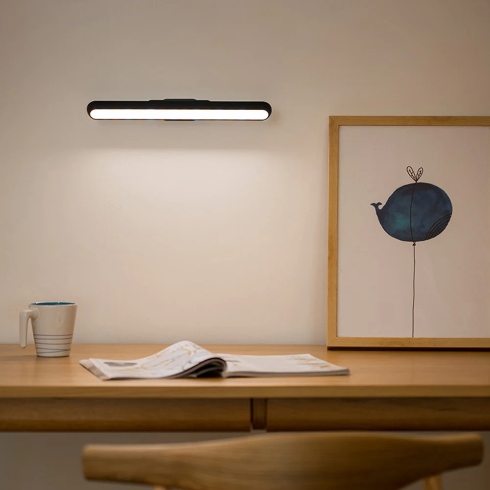 

Bedroom Study Room Touch Sensor Dimming Adjustable Magnetic Reading USB Rechargeable Bedside Led Protective Wall Lamp Rotatable