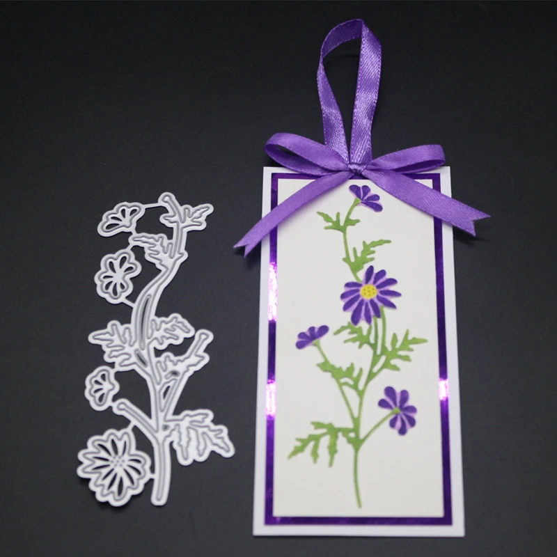 YINISE металлические режущие штампы для трафареты скрапбукинга цветок тег DIY