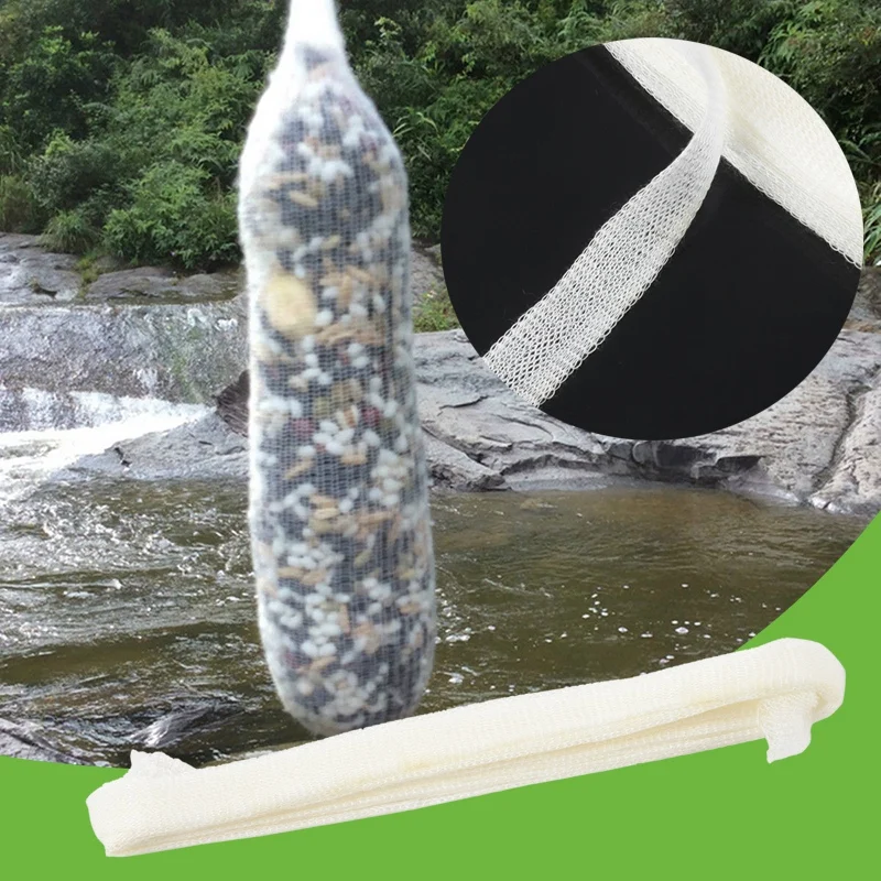 5 м PVA широкая сетка для приманки ловли карпа чулок Boilie Rig Bait wrap сумки