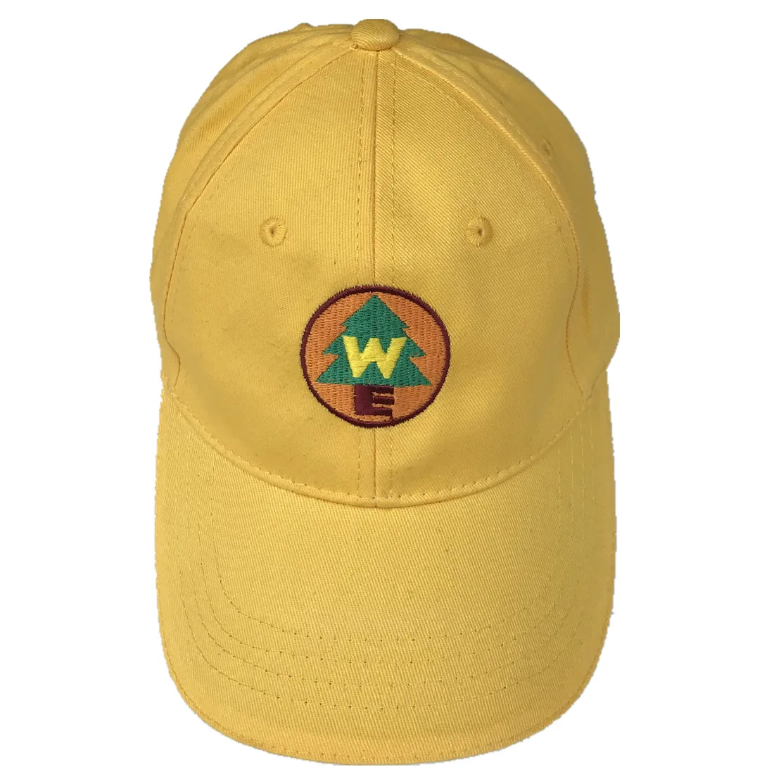 Мультфильм фильм вверх дикой природы Explorer Russell мы вышивка логотипа шляпа желтая