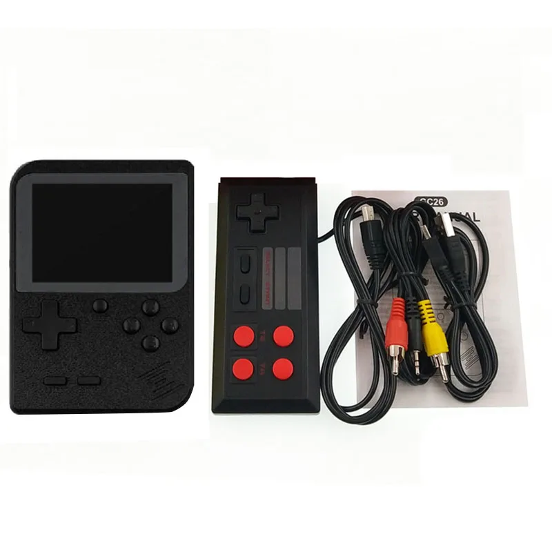 Ретро мини портативная игровая консоль 8-Bit 3,0 дюймов цветной lcd Детский Цветной игровой плеер встроенный 400 игр