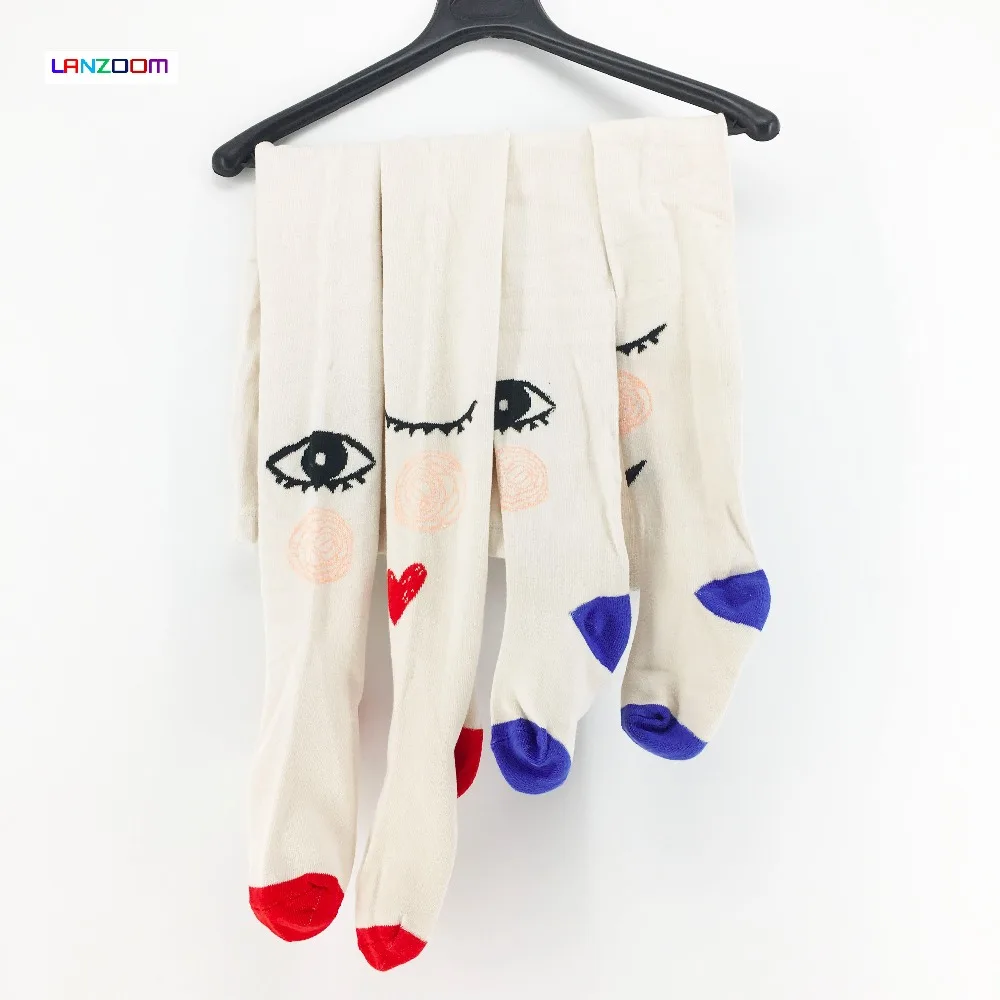 Calcetines altos para ninas/Детские колготки для девочек; сезон осень-весна; коллекция года; хлопок; детские колготки с героями мультфильмов
