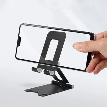 

Metal Desktop Tablet Holder Table Cell Foldable Extend Support Desk Mobile Phone Holder Stand For iPhone iPad Adjustable Bracket