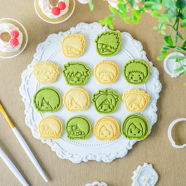 Naruto Rajzfilm Keksz Penész Anime 3D Sajtó Cookie Barkács Háztartási Sütő Szerszám Születésnapi Karácsonyi Parti Főzési Kellékek - Image 2