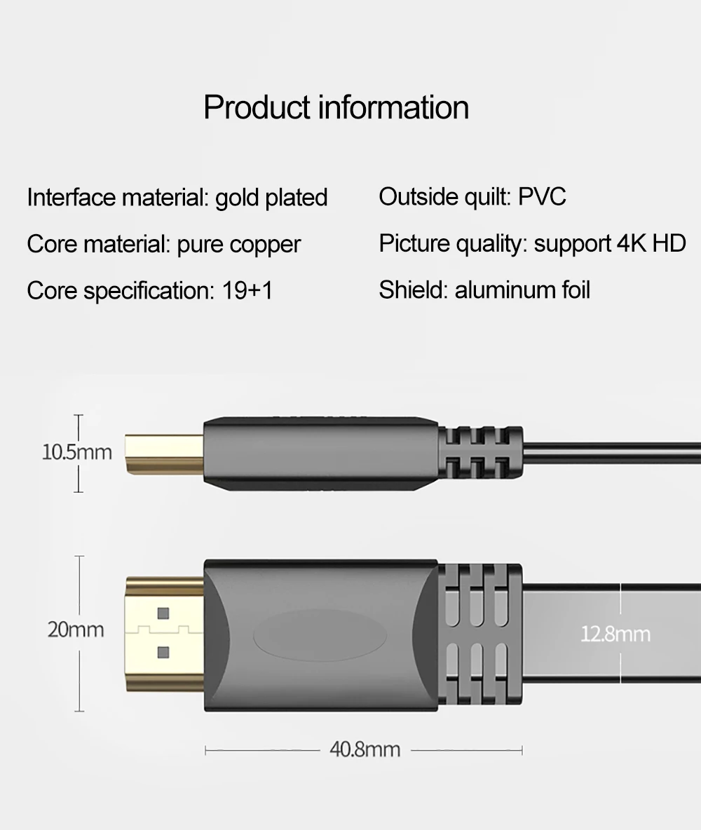 BYINTEK top brand 3D 4K HDMI cable (10)