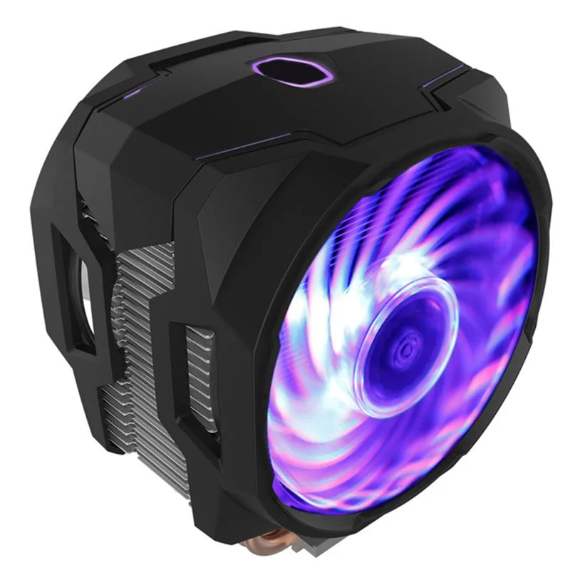 T610P6 Heat Pipe Cpu Radiator 12cmRGB Desktop Computer Cooling Fan QJY99