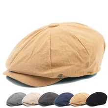 Осенне-зимняя льняная винтажная шапка унисекс, модная шапка для художника, однотонный берет, шапка женская, кепка, шапка, берет, женский берет