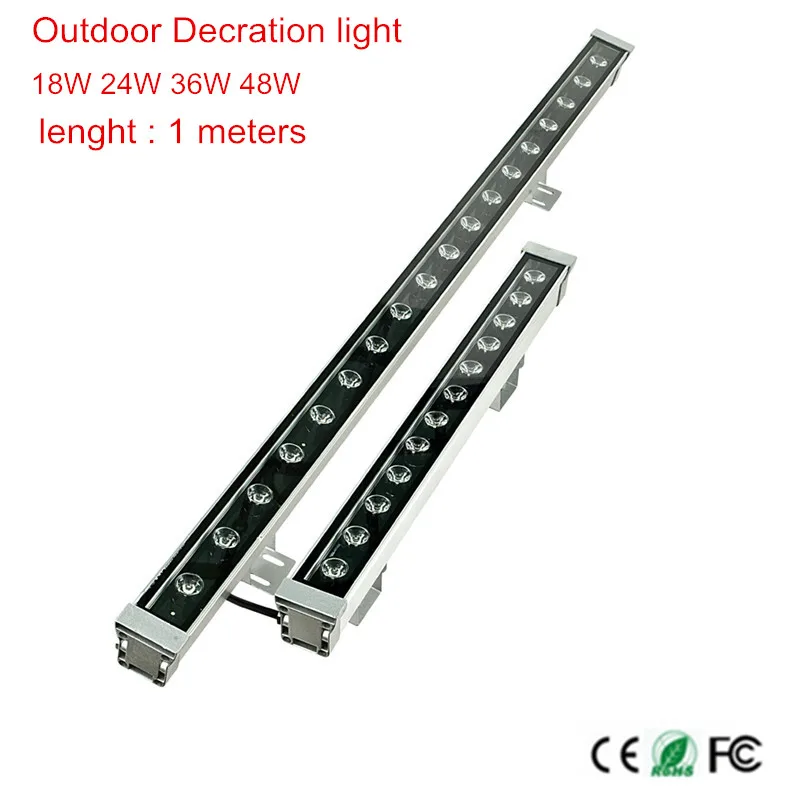 

18W 24W 36W 48W waterproof IP65 Outdoor led floodlight LED Wall washer lamp Landscape light Blue/Green/Red/Warm/Cold/RGB