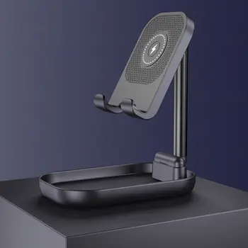 

Multi-function Desktop Phone Stand Holder Fast Wireless Charging Tablet Support
