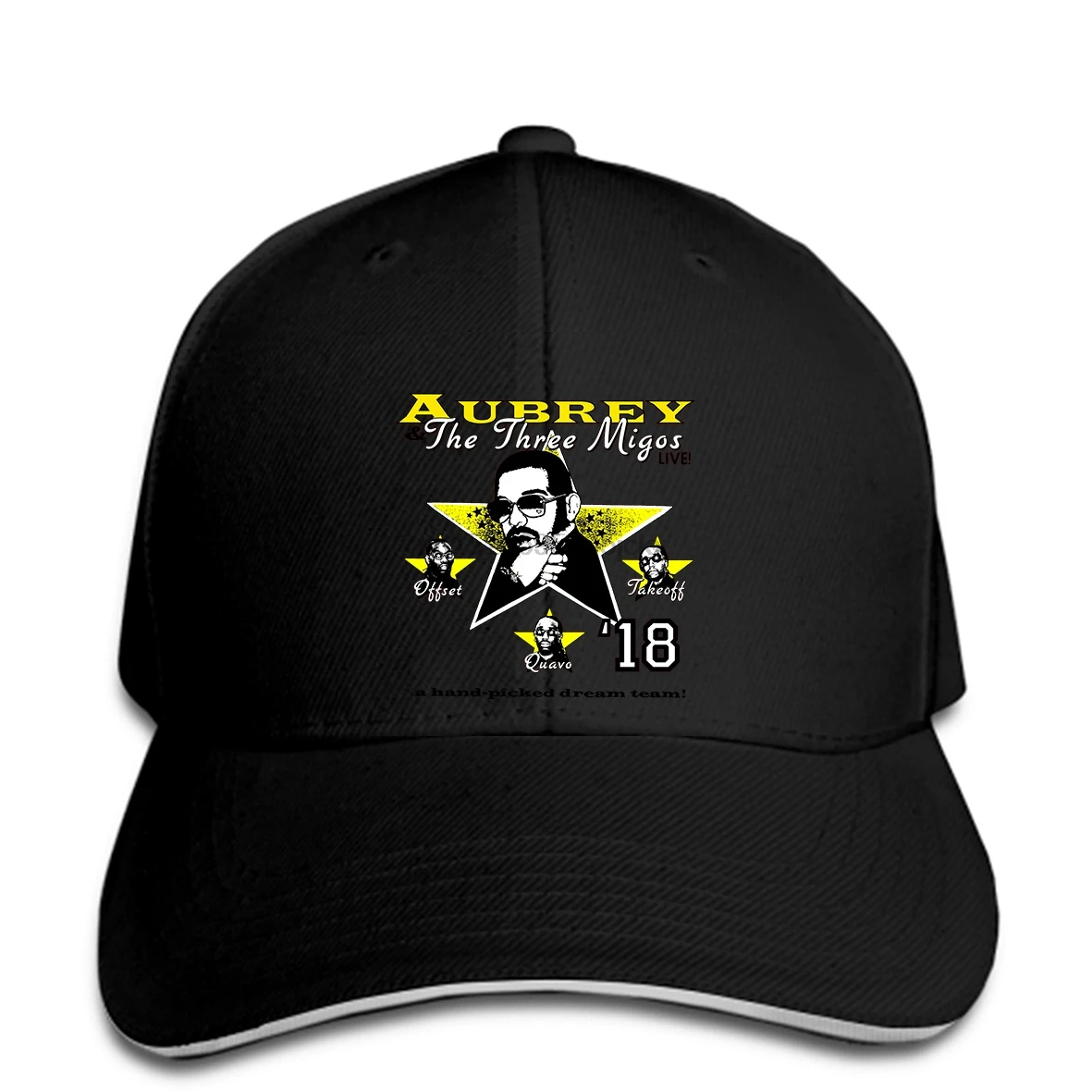 Бейсбольная кепка Aubrey And The Three Migos snapback