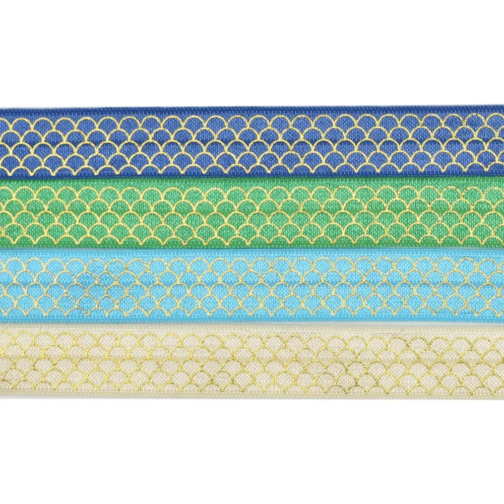 

HSDELASTIC Foe 5/8 дюймовые напечатанные весы серии на эластичных складках 100 ярдов/рулон