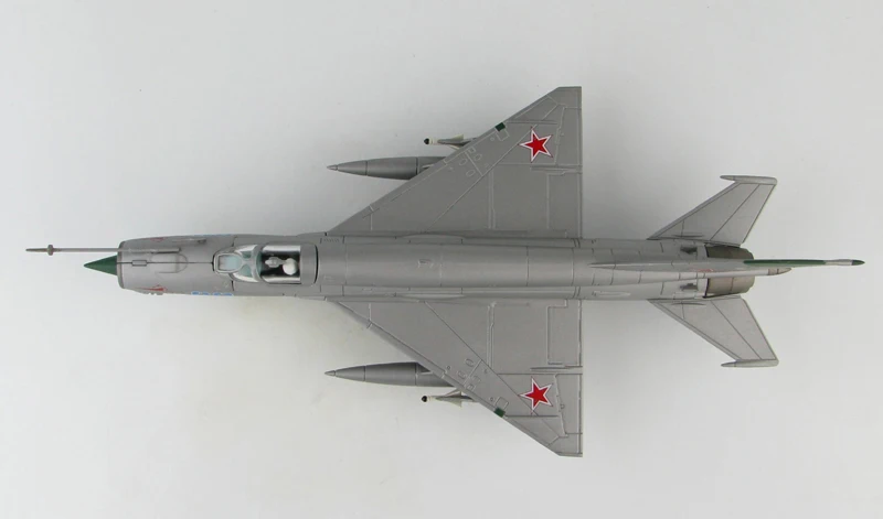Тонкий 1/72 H 196 советских ВВС mig-21smt истребитель синий 60 Готовая модель сплава
