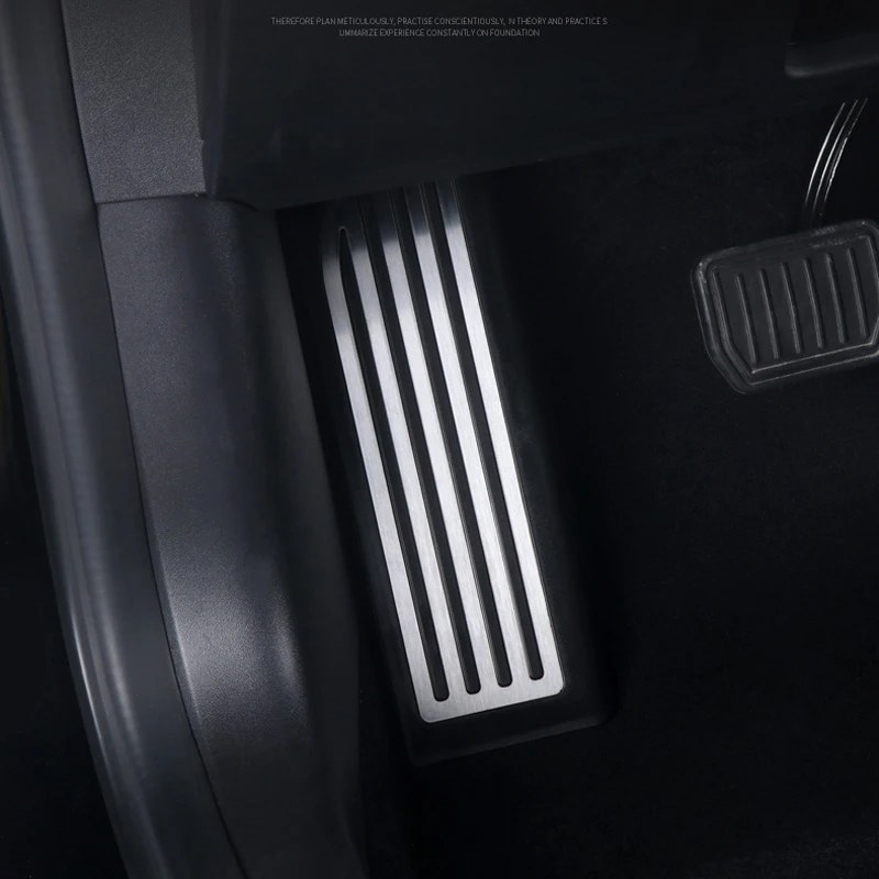 Педаль из алюминиевого сплава для Tesla модель 3 акселератор газ Топливо педаль тормоза Отдых Педали коврики покрытие аксессуары для автомобиля стиль