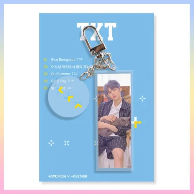TXT The Dream Chapter акриловый брелок для ключей Tomorrow X Together Choisoo Choi YEON - Цвет: 01