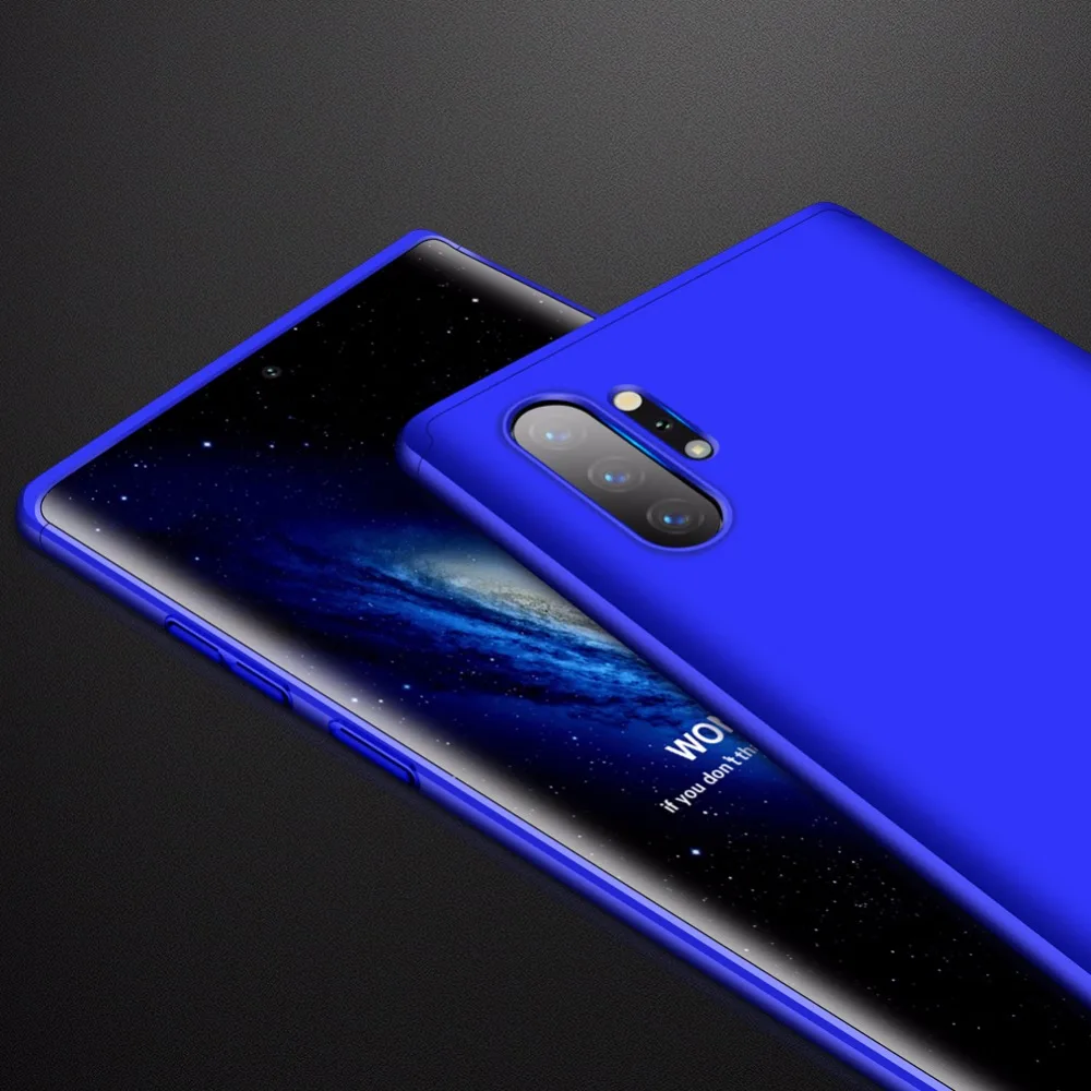 100 шт./лот 360 все включено щит PC модный пластиковый чехол для samsung galaxy Note 8 9 10 10 plus чехол для телефона