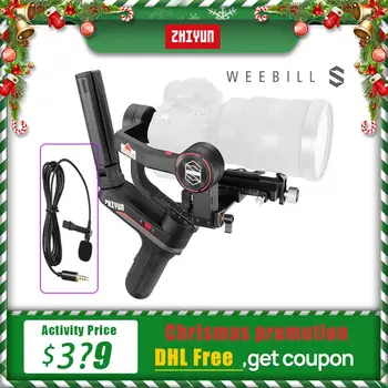 

Zhiyun Weebill S / Weebill Lab 3-Axis Gimbal Camera Stabilizer for Sony A6500 A7M3 Panasonic GH4 GH5 DSLR VS Ronin Sc Crane 2