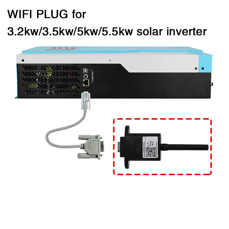 WiFi Module Wireless Device With RS232 Remot for 3.2kw/3.5kw/5kw/5.5kw
