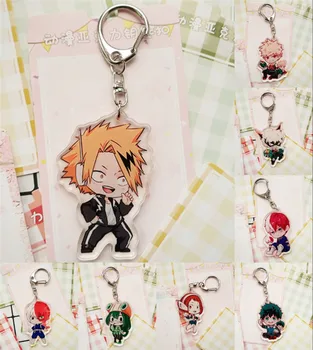 

Anime Cartoon Boku no hero academia My Hero Academia Denki Kaminari Acrylic Keyring Keychain Halloween Cosplay Keychain Gift