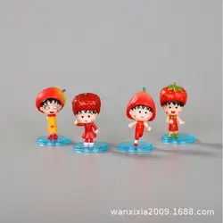 10-фруктовые артикулы вишневые маленькие фрикадельки аниме гаражный набор сопутствующие продукты игрушка капсула игрушка кукла украшения