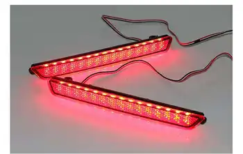 

Led rear bumper light assembly driving light brake light flowing turn signal for mazda 3 6 gh 8, 2pcs