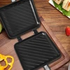 Gas Mini Sandwich Maker Iron Bread Toast Breakfast Machine Waffle Pancake Baking Barbecue Toaster Oven Mold Grill Frying Pan 6