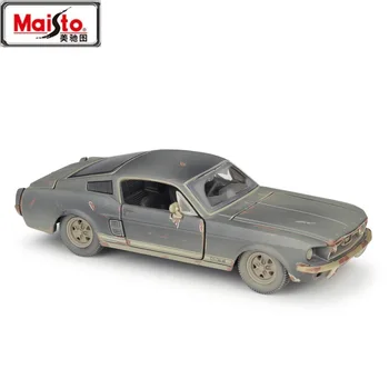 

MAISTO 1:24 FOD 1967 MUSTANG GT Old Version Diecasts Simulation Alloy Car Model Collection Ornaments for Kids Toys and Gifts