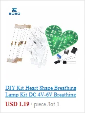 1 ~ 20PCS Einfache LED-Blitz DIY Kits Schaltung Elektronik Elektronische Suite 1,2mm Teile für Arduino Flash LED Kit Elektronische DIY Kit – Detail 8